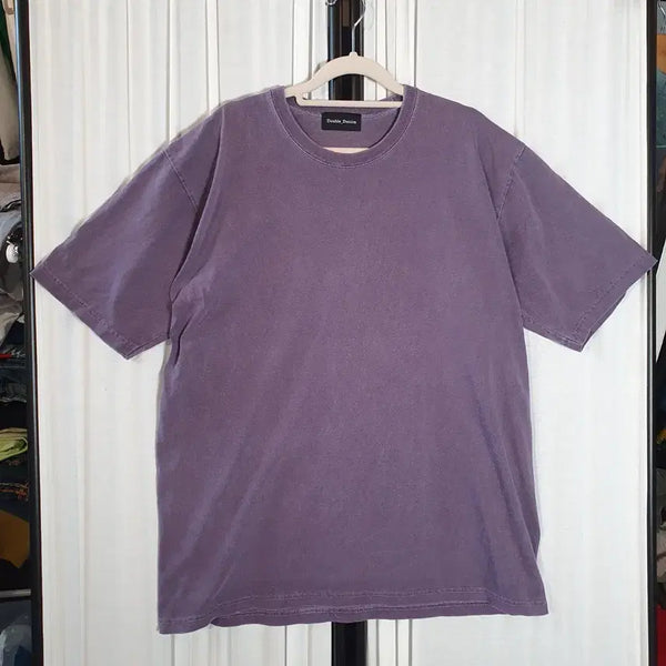 [BUNJANG] Double Denim Purple Oversized Short Sleeve T-Shirt Size 105 / Double Denim 퍼플 오버핏 반팔티 105사이즈 2508746