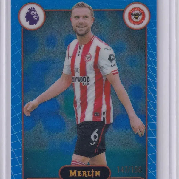 [BUNJANG] 2025-26 Topps Merlin Premier League Jordan Henderson Blue Refractor Parallel #36 /150 Brentford / 25-26 헨더슨 블루 리프렉터 150한정 브렌트포드 멀린
