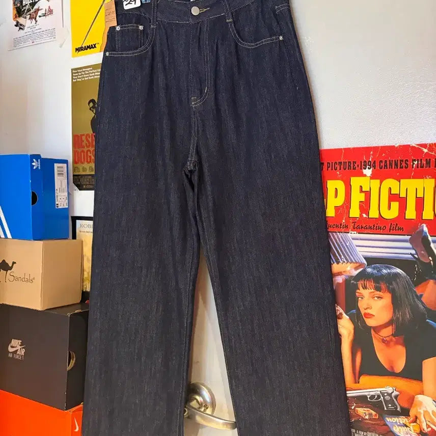 [BUNJANG] Monday Off Raw Denim Pants / 먼데이오프 생지 데님팬츠