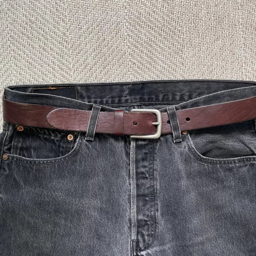 [BUNJANG] Vintage Voipi Concerie Leather Belt / 빈티지voipi concerie 레더벨트