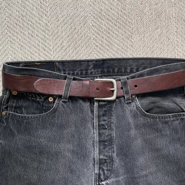[BUNJANG] Vintage Voipi Concerie Leather Belt / 빈티지voipi concerie 레더벨트