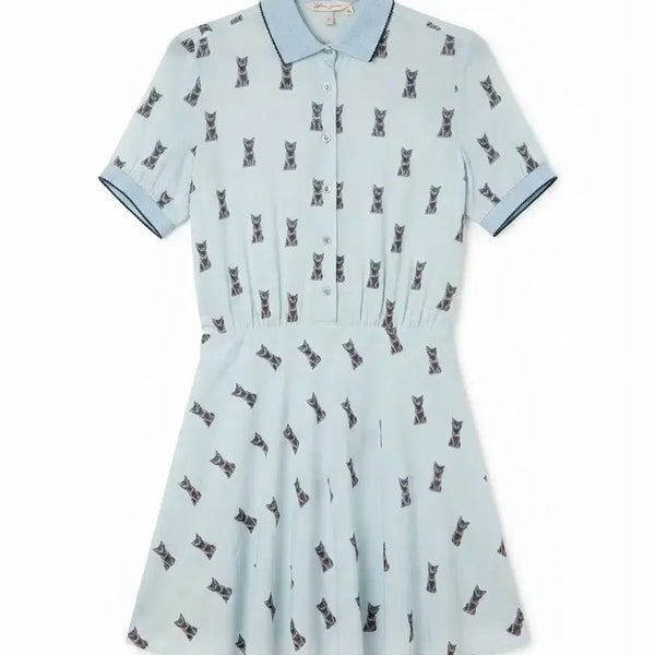 [BUNJANG] Paul & Joe Sister Cat Pattern Dress / 폴앤죠시스터 고양이 패턴 원피스 38