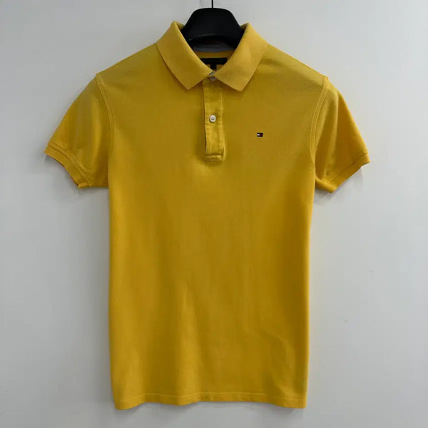 [BUNJANG] Tommy Hilfiger Women's Size M White Short Sleeve Polo T-Shirt / 95 타미힐피거 여자 반팔 카라티