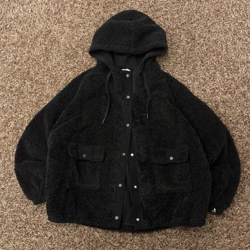 [BUNJANG] Xexymix Fleece Hooded Zip-Up Jacket / F 젝시믹스 플리스 후드 집업 후리스 자켓
