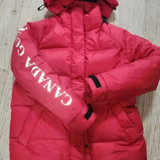 [BUNJANG] Canada Goose Approach Goose Down Parka Red Size S (95-100) / 캐나다 구스 어프로치 구스패딩 S  95-100