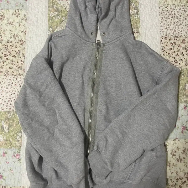 [BUNJANG] BLINDREPUBLIK Hoodie Zip-Up Grey Size 0 / [0] 블라인드파일즈 후드집업 그레이 팝니다.