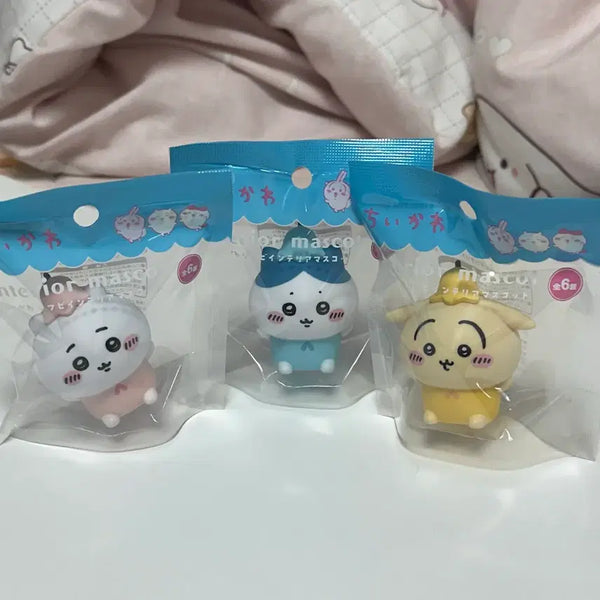 [BUNJANG] Monchichi Sofubi Interior Mascot Figure Set (3 Types) / 먼작귀 소프비 인테리어 마스코트 피규어 3종
