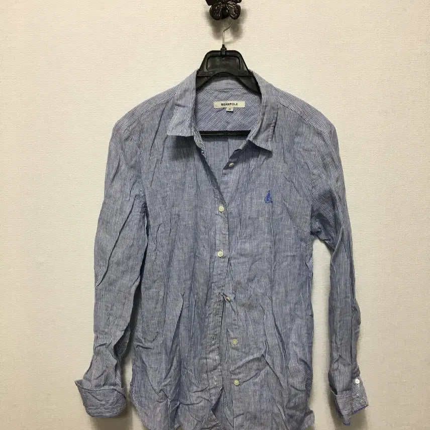 [BUNJANG] Beanpole Women's 100% Linen Shirt / 빈폴 여성 마100% 남방 셔츠