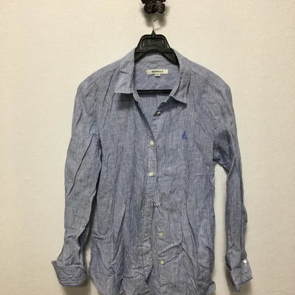 [BUNJANG] Beanpole Women's 100% Linen Shirt / 빈폴 여성 마100% 남방 셔츠
