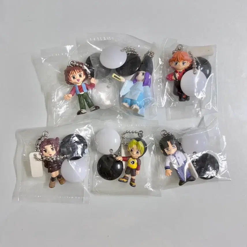 [BUNJANG] Hikaru no Go Ghost Battle Classic Gacha Full Set (6 figures) - Sealed / 히카루의 바둑 고스트바둑왕 고전 가챠 6개 전종 미개봉