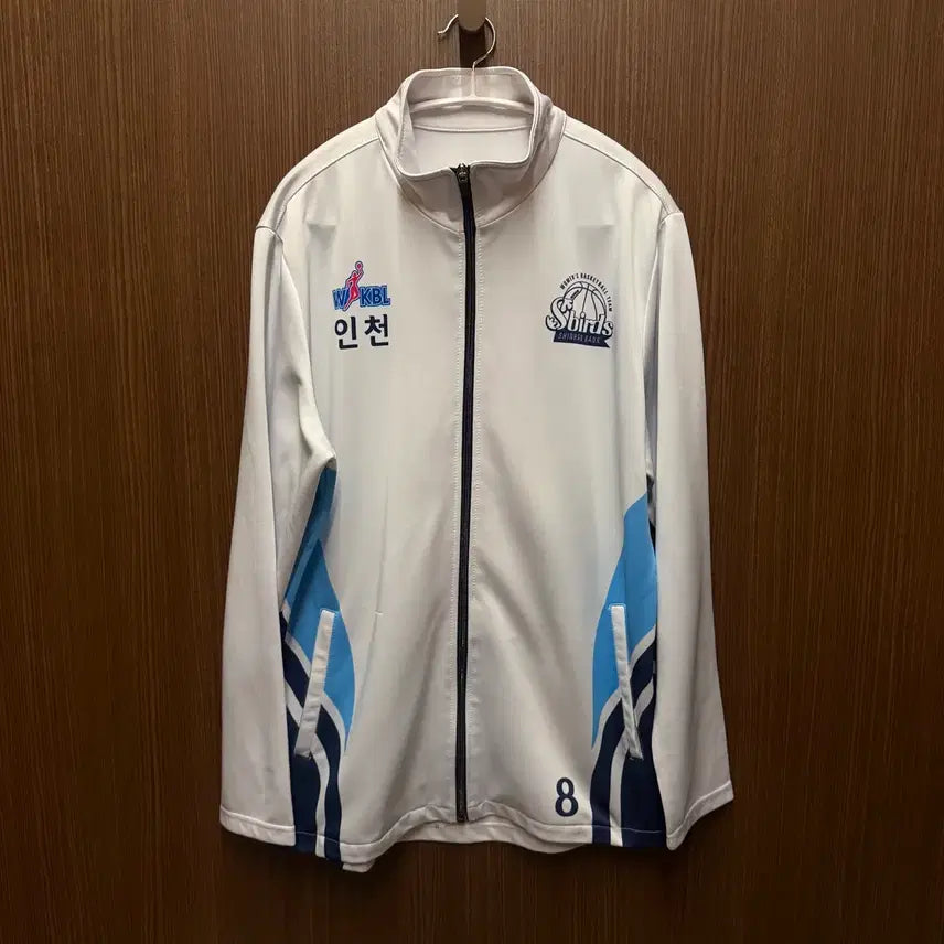 [BUNJANG] Shinhan S-Birds Women's Basketball Player Issued Shooting Zip-up (Size 105) / 여자농구 신한에스버드 선수지급용 슈팅 집업 약105