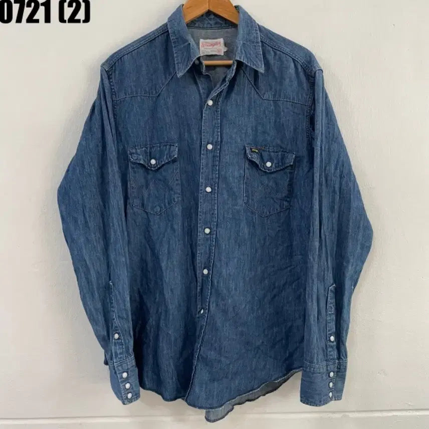 [BUNJANG] Wrangler Cotton Shirt / 랭글러 셔츠