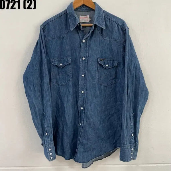 [BUNJANG] Wrangler Cotton Shirt / 랭글러 셔츠