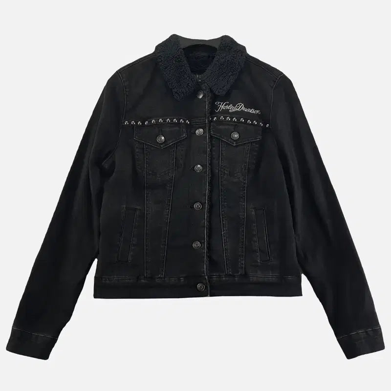[BUNJANG] Harley-Davidson Black Women's Jacket / 할리데이비슨 블랙 여자 자켓 FREE N7769
