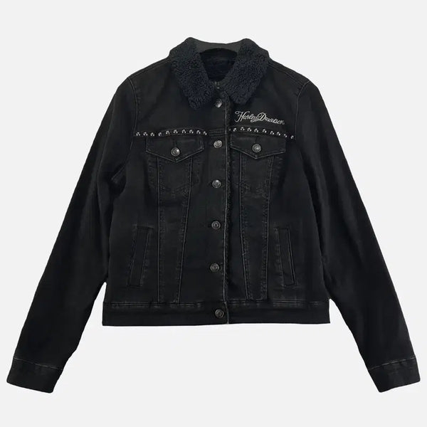 [BUNJANG] Harley-Davidson Black Women's Jacket / 할리데이비슨 블랙 여자 자켓 FREE N7769