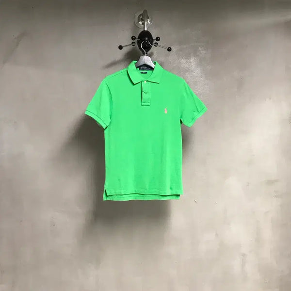 [BUNJANG] Polo Ralph Lauren PK Short Sleeve Polo Shirt Green S(W) / 폴로 랄프로렌 PK 반팔 카라티 그린 S(W)