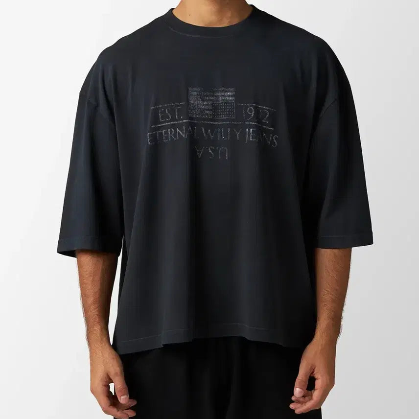 [BUNJANG] Willy Chavarria Oversized Vintage Print T-Shirt / 윌리차바리아 반팔