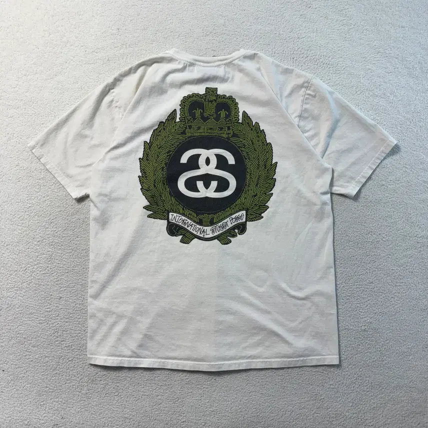 [BUNJANG] Stussy Crown Wrists Pigment Dyed T-Shirt / 스투시 크라운 리쓰 피그먼트 다이드 티셔츠