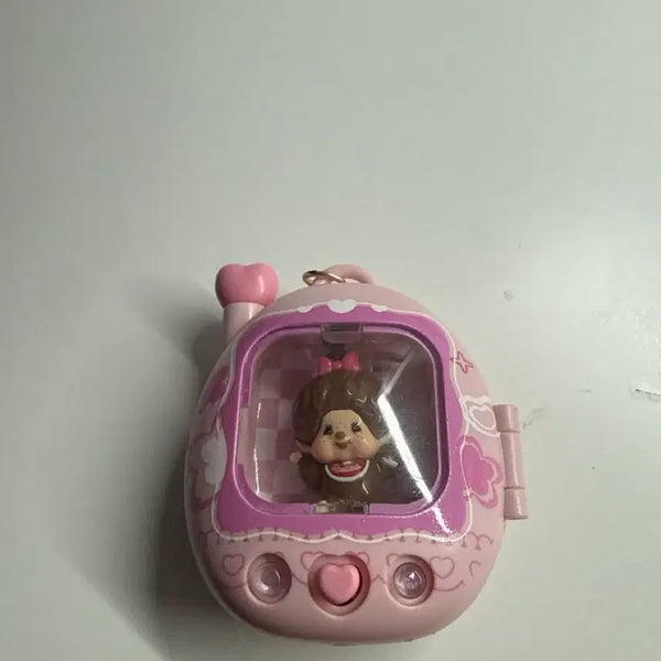 [BUNJANG] Monchhichi Tamagotchi Keychain / 몬치치 다마고치 키링