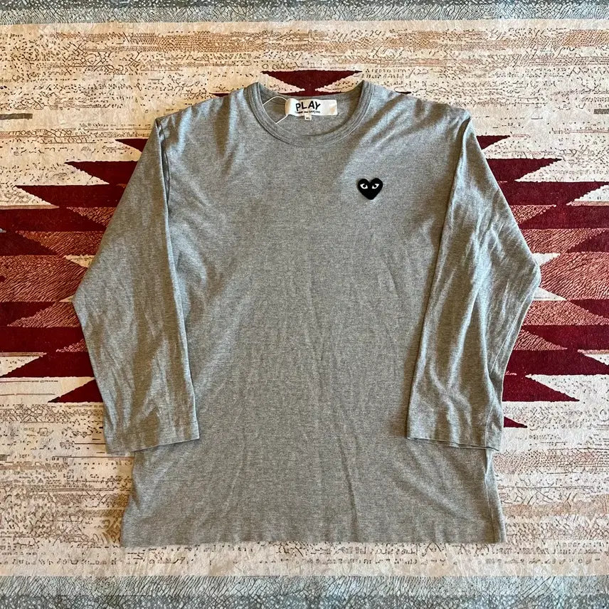 [BUNJANG] Comme des Garçons Black Heart Long Sleeve XL / 꼼데가르송 블랙 하트 롱슬리브 XL/105