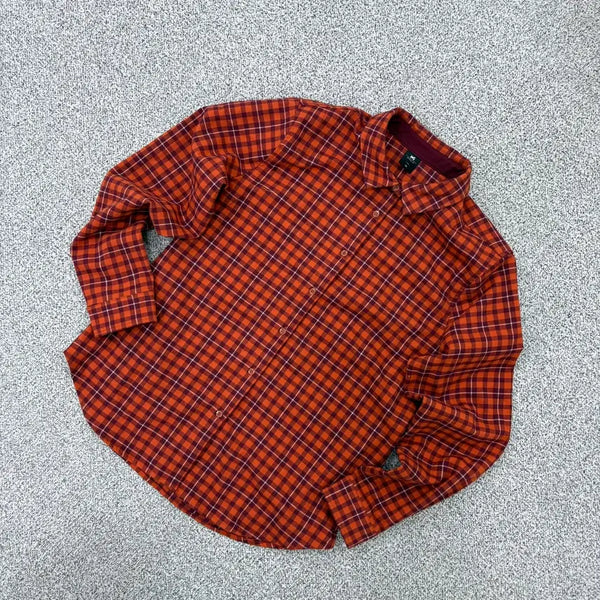 [BUNJANG] 100 Mille Golf Check Long Sleeve Shirt 0721J2 / 100 밀레 골프 체크 긴팔 셔츠 남방 0721J2