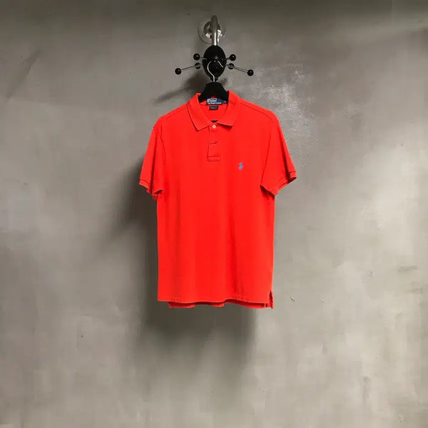 [BUNJANG] Polo Ralph Lauren PK Short Sleeve Polo Shirt Red M / 폴로 랄프로렌 PK 반팔 카라티 레드 M