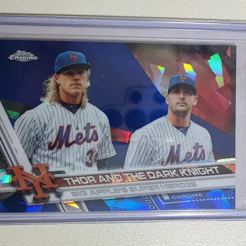 [BUNJANG] 2017 MLB Noah Syndergaard & Matt Harvey Topps Chrome Sapphire Edition Card / 2017 mlb 노아 신더가드 맷 하비 사파이어 카드 판매 뉴욕메츠
