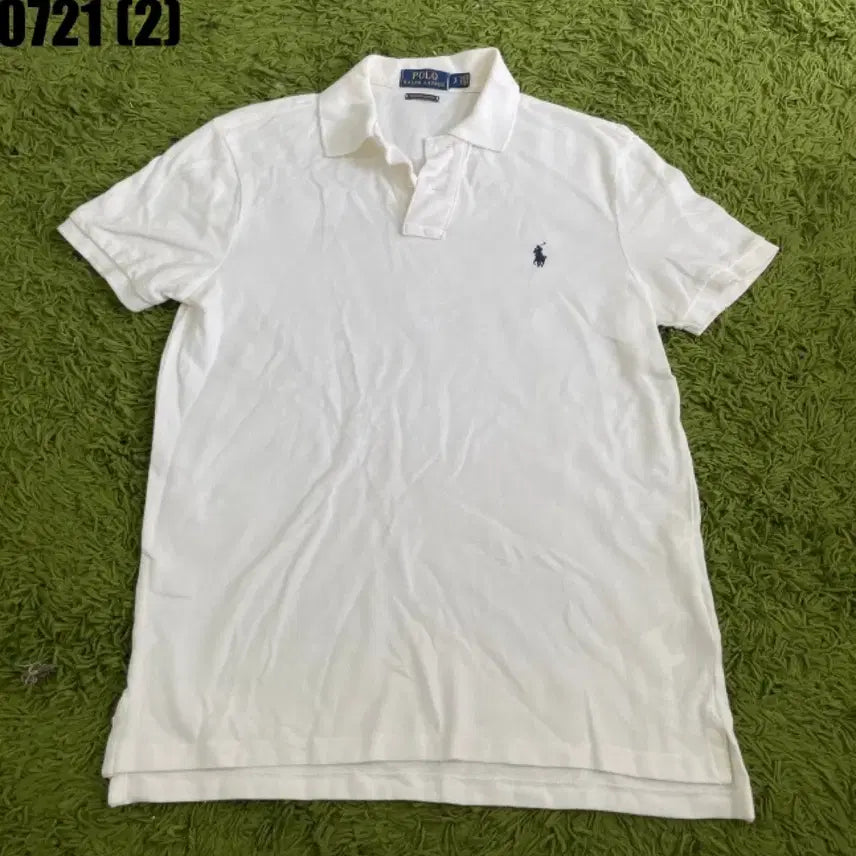[BUNJANG] Polo Ralph Lauren Short Sleeve Polo Shirt White / 폴로 랄프로렌 반팔 카라티 화이트