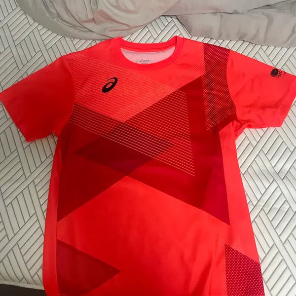 [BUNJANG] Asics Japan National Olympic Team Commemorative T-Shirt / 아식스 일본 국대 올림픽 반팔