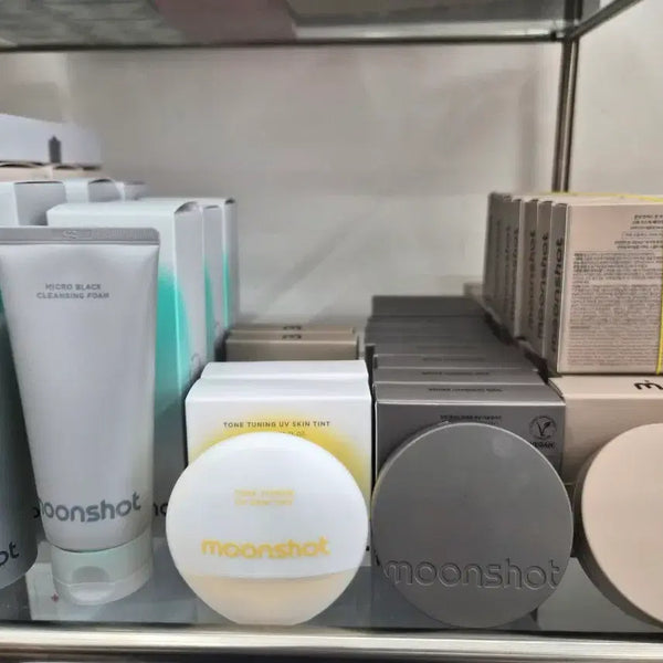 [BUNJANG] Moonshot Cosmetics Cleansing Oil, Cleansing Foam, Tone-Up Sunscreen, Cushion / 문샷 화장품 클렌징오일, 클렌징폼, 톤업선, 쿠션