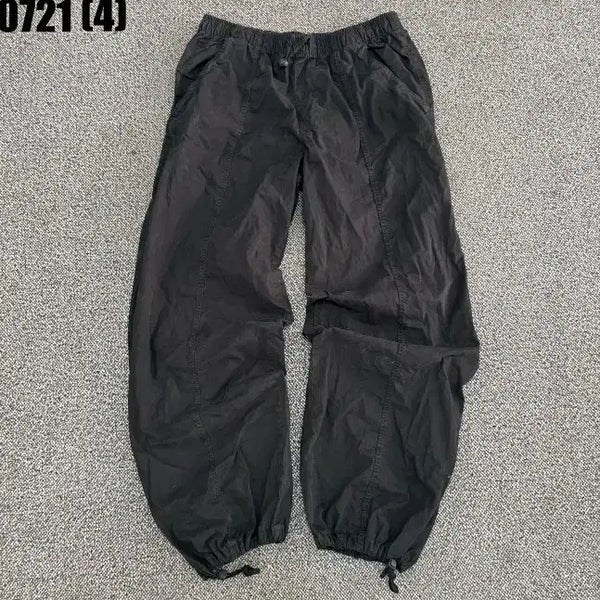 [BUNJANG] Zara Cargo Jogger Pants Black M / 자라 카고바지 블랙 밴딩 조거팬츠 M 0721