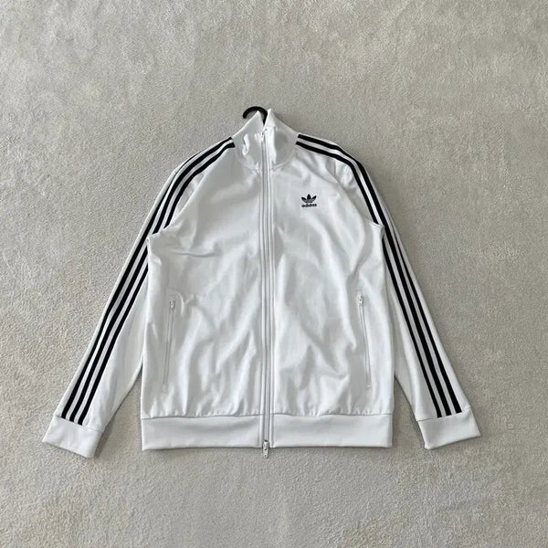 [BUNJANG] Adidas Beckenbauer Track Top White/Black XL / XL 아디다스 베켄바우어 화이트 흰검 트랙탑 져지 105