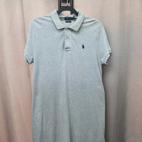 [BUNJANG] Polo Ralph Lauren Short Sleeve Long Dress Gray / 폴로 랄프로렌 반팔 롱원피스 그레이