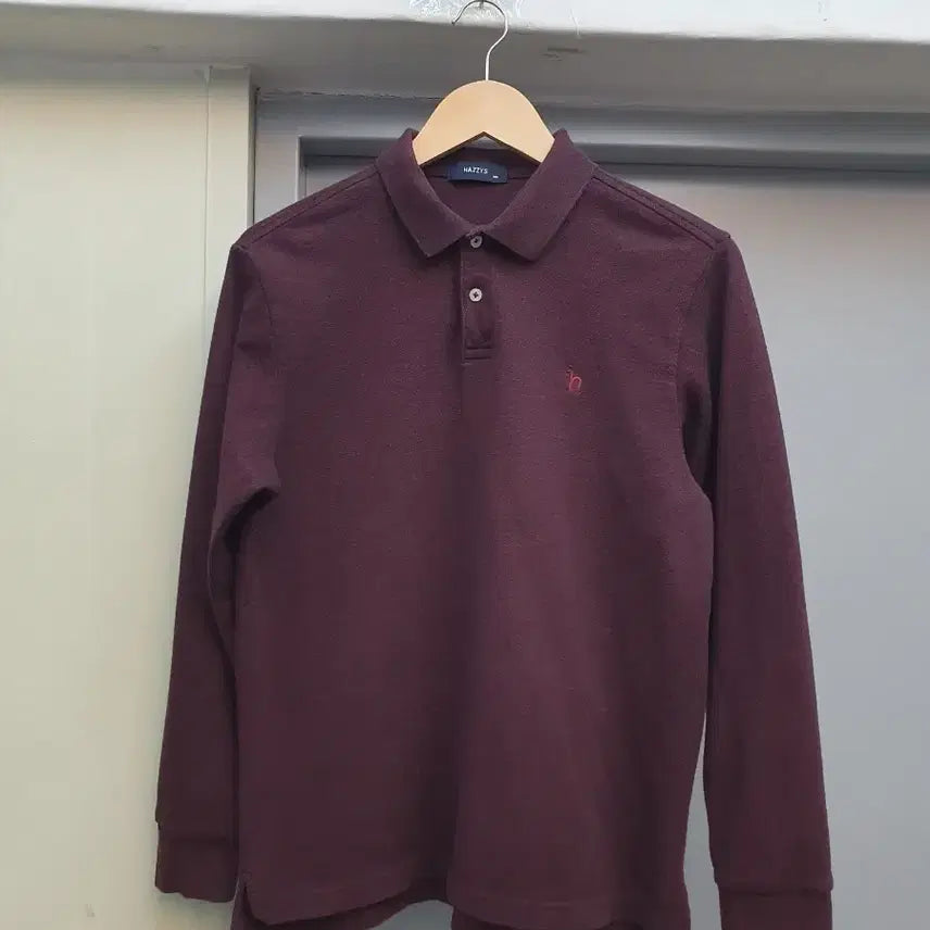 [BUNJANG] Hazzys Long Sleeve Polo Shirt (Size 95 Recommended) / 헤지스 긴팔 카라티 95