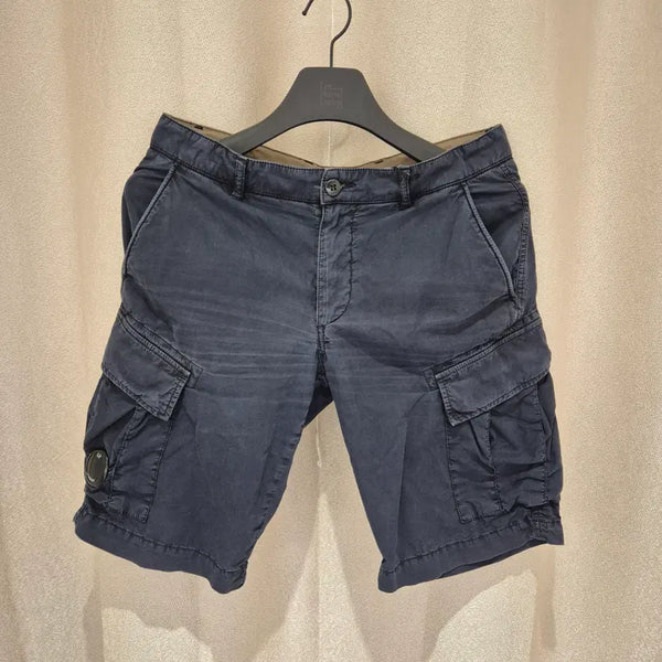 [BUNJANG] Stone Island Washed Cargo Shorts Navy Size 46 / (46)스톤아일랜드 워싱 카고 반바지 네이비