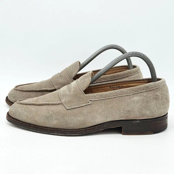 [BUNJANG] Tricker's Suede Penny Loafer Sand / 트리커즈 스웨이드 페니로퍼 샌드 (7.5)