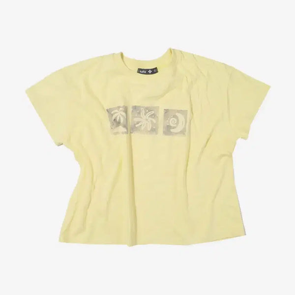 [BUNJANG] Kppaif Summer Rhythm Short-Sleeved T-shirt (Lemon) / 카이파이 썸머 리듬 반소매 티셔츠 (레몬) K26QB239