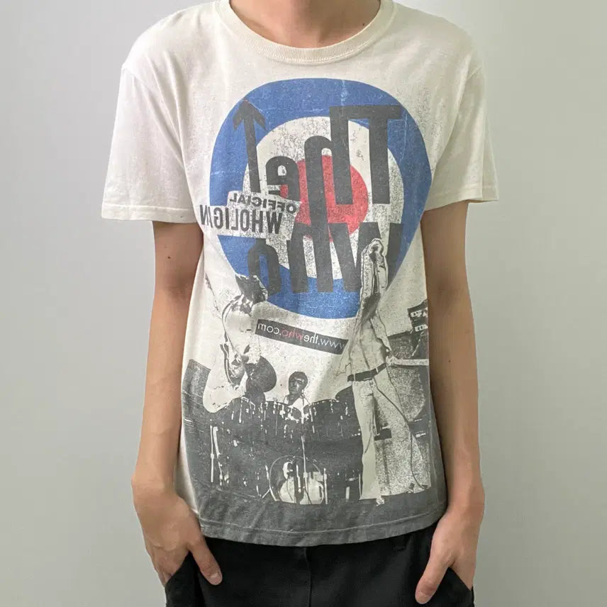 [BUNJANG] Gildan The Who Band Punk Rock T-Shirt / 00s 길단 더 후 밴드 펑크 락 반팔 티셔츠 S