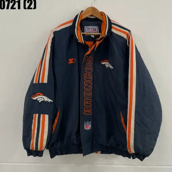 [BUNJANG] Starter Broncos NFL Jacket Navy / 스타터 브론코스 NFL 자켓 네이비