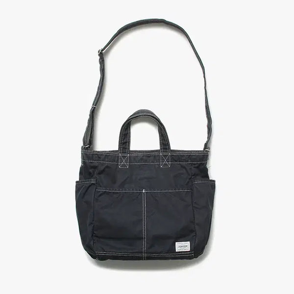[BUNJANG] Porter Navy Stitch 2-Way Shoulder Tote Bag / PORTER "Navy Stitch Bag"
