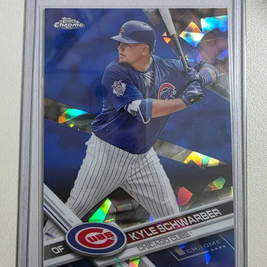 [BUNJANG] 2017 MLB Kyle Schwarber Topps Chrome Sapphire Edition Card Chicago Cubs / 2017 mlb 카일 슈와버 탑스크롬 사파이어 에디션 카드 시카고컵스