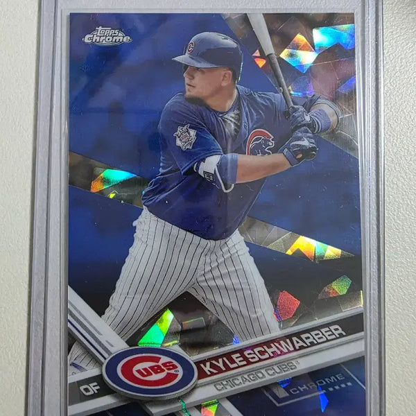 [BUNJANG] 2017 MLB Kyle Schwarber Topps Chrome Sapphire Edition Card Chicago Cubs / 2017 mlb 카일 슈와버 탑스크롬 사파이어 에디션 카드 시카고컵스