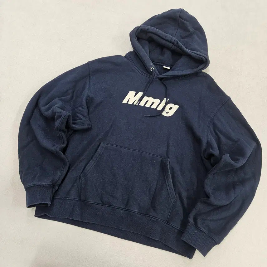 [BUNJANG] MMLG Script Black Hoodie / M MMLG 스크립트 블랙 후드티 0721Y