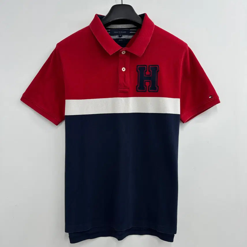 [BUNJANG] Tommy Hilfiger Men's Short Sleeve Polo Shirt XL / 105 타미힐피거 남자 반팔 카라티