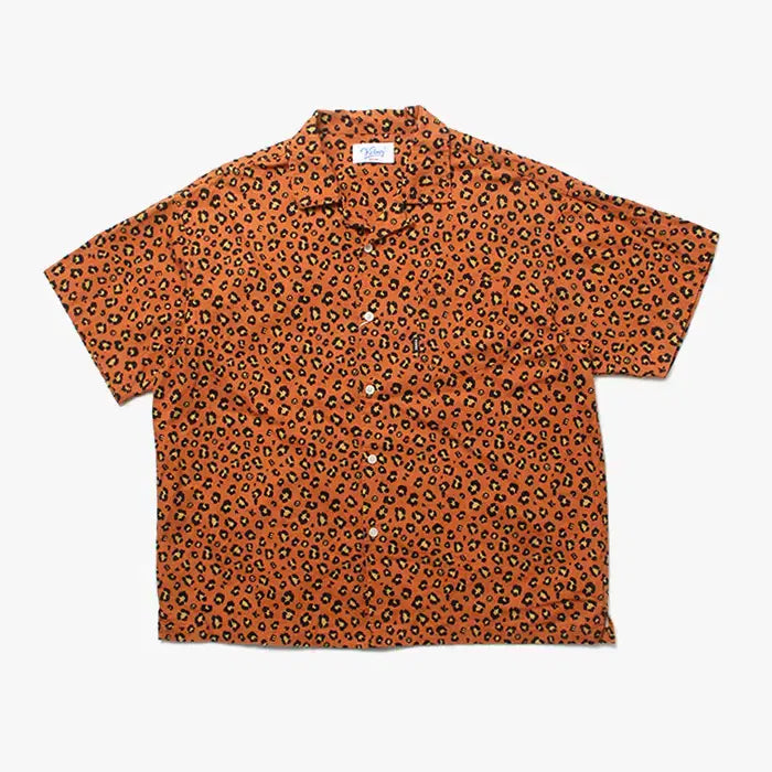 [BUNJANG] KEBOZ Orange Half Shirts Oversized Fit Camo Pattern / KEBOZ "Orange Half Shirts"