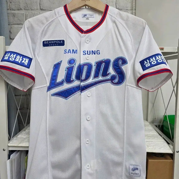 [BUNJANG] Samsung Lions Beanpole Gu Ja-wook Baseball Jersey (Size 95) / 삼성라이온즈 빈폴 구자욱 유니폼 95사이즈 야구유니폼 MN81