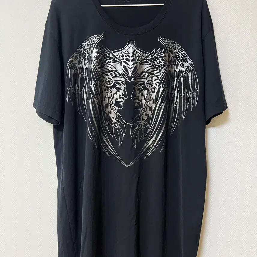 [BUNJANG] Balmain Indian Big Printing T-shirt XL / 발망 인디언 빅프린팅 반팔티 xl
