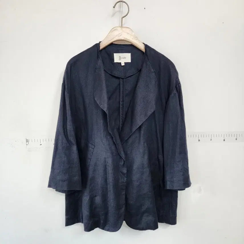 [BUNJANG] JS Studio Navy Linen Jacket / 지스튜디오 네이비 린넨 자켓