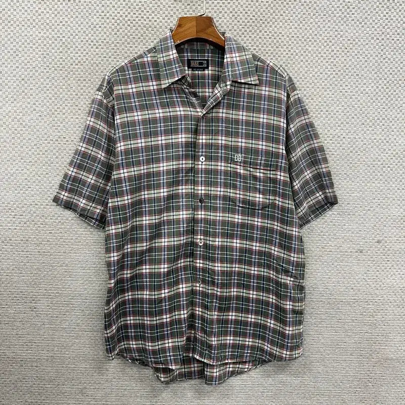 [BUNJANG] Daks Short Sleeve Shirt 100 / 닥스 반팔 셔츠 100 D09233