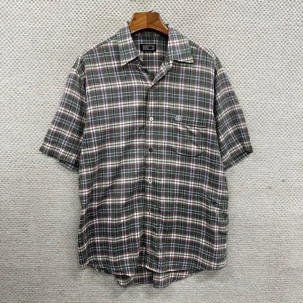 [BUNJANG] Daks Short Sleeve Shirt 100 / 닥스 반팔 셔츠 100 D09233